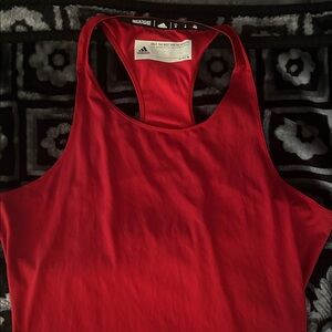Adidas Bold Red Athletic Tank